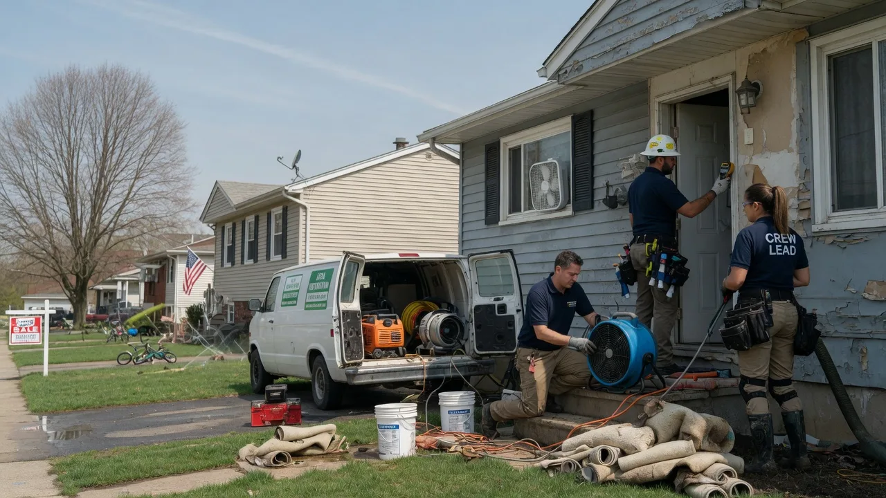 Flood Cleanup in Huntington, MA near me